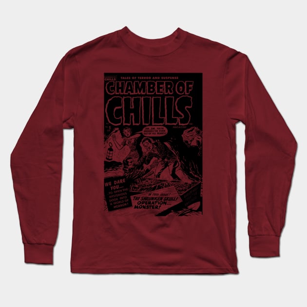 Chamber Of Chills 5 Long Sleeve T-Shirt by MarbitMonster